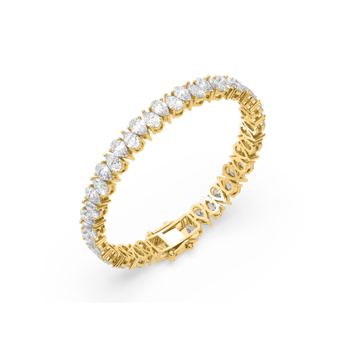 20 Pointer Diamond Pears Tennis Bracelet