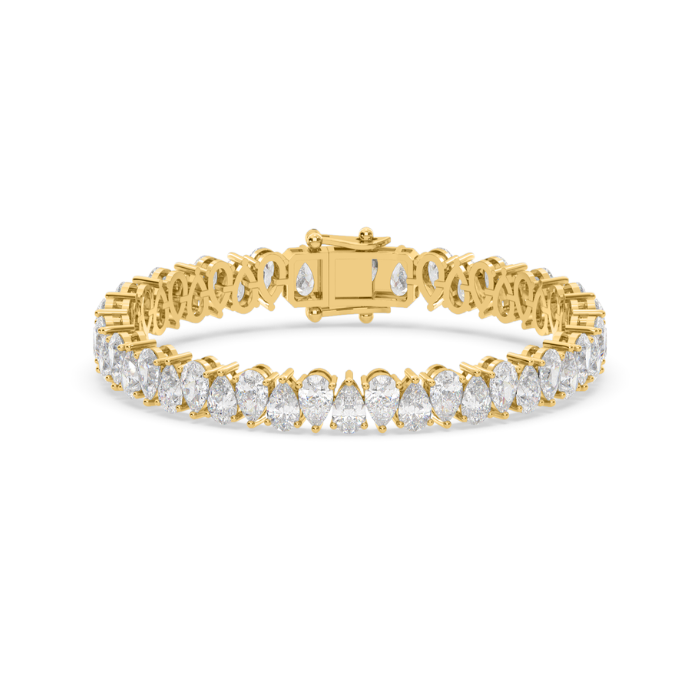 20 Pointer Diamond Pears Tennis Bracelet