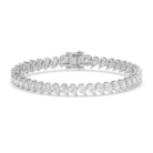 Marquise Shaped Solitaire Tennis Bracelet-1